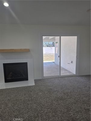 Empty room, Fireplace, Interior, Recessed Lighting