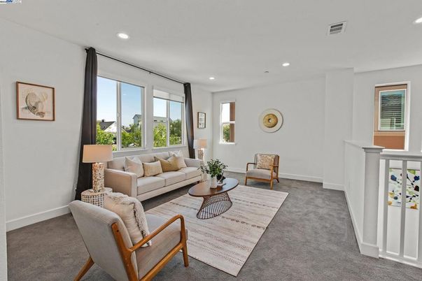 Interior, Living room, Recessed Lighting