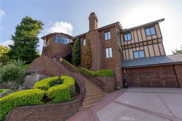 Attached, Exterior, Facade, Brick Facade, Tudor Revival