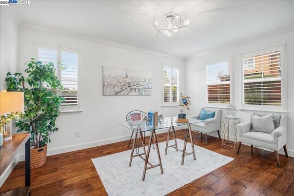 Home Office, Interior, Wood Texture Flooring