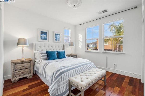 Bedroom, Interior, Wood Texture Flooring