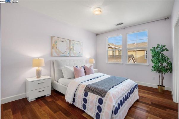 Bedroom, Interior, Wood Texture Flooring