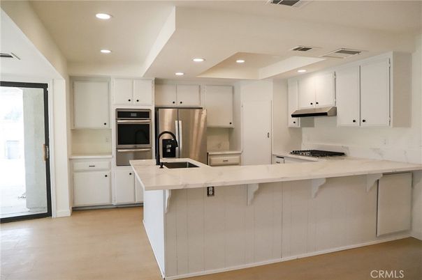 Interior, Kitchen, Recessed Lighting, Stainless Steel Appliances