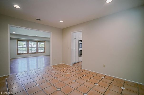 Empty room, Interior, Kitchen, Recessed Lighting