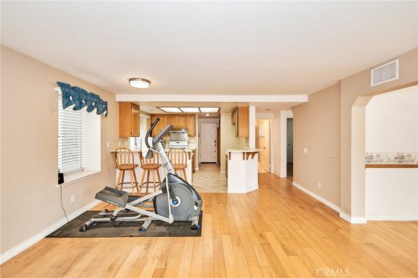 Fitness Equipment, Interior, Kitchen, Wood Texture Flooring