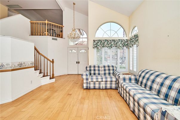 Chandelier, Interior, Wood Texture Flooring