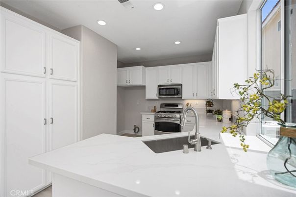 Interior, Kitchen, Recessed Lighting, Stainless Steel Appliances
