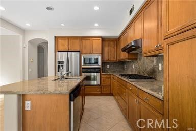 Interior, Kitchen, Recessed Lighting, Stainless Steel Appliances