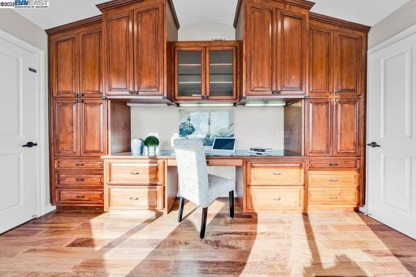 Home Office, Interior, Wood Texture Flooring