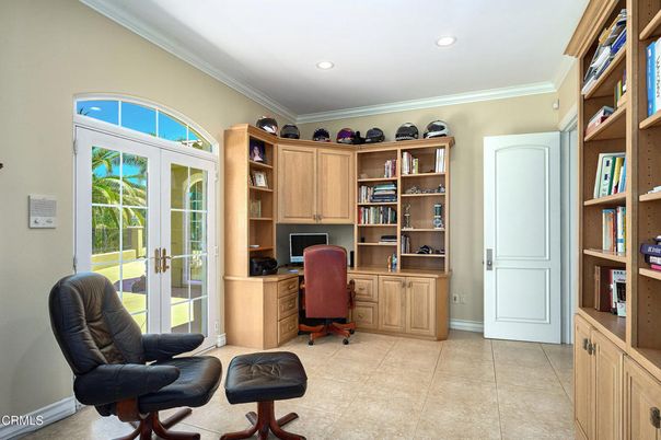 Home Office, Interior, Recessed Lighting