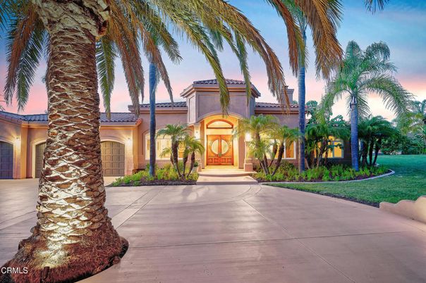 Attached, Backyard, Exterior, Facade, Mediterranean