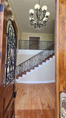 Chandelier, Interior, Wood Texture Flooring