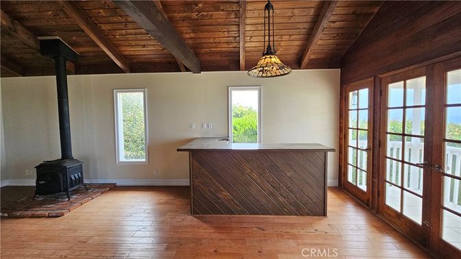 Fireplace, Interior, Pendant Lights, Wooden Beams, Wooden Ceilings, Wood Texture Flooring