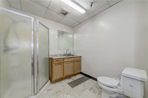Bathroom, Glass Shower, Interior, Marble