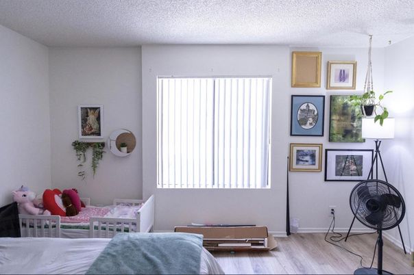 Bedroom, Interior, Wood Texture Flooring