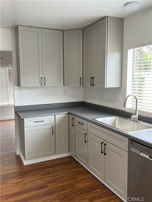 Interior, Kitchen, Wood Texture Flooring