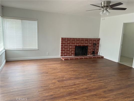 Empty room, Fireplace, Interior, Wood Texture Flooring