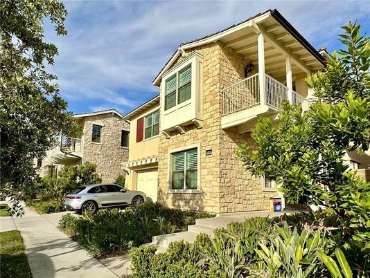 Attached, Exterior, Facade, Brick Facade, Mediterranean