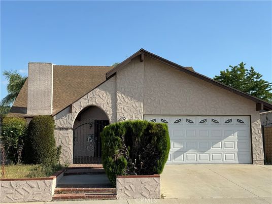 Attached, Exterior, Facade, Spanish Mediterranean