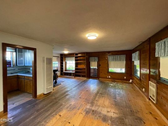 Empty room, Interior, Wood Texture Flooring, Wooden Walls