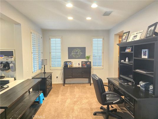 Home Office, Interior, Recessed Lighting