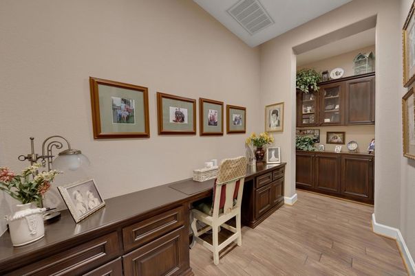 Home Office, Interior, Wood Texture Flooring