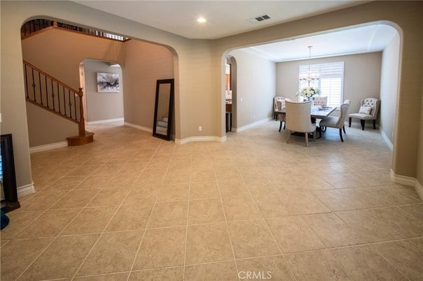 Chandelier, Dining room, Interior, Recessed Lighting