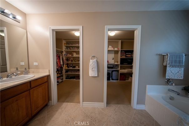 Bathroom, Dual Sink Vanities, Interior, Walk-in Closets