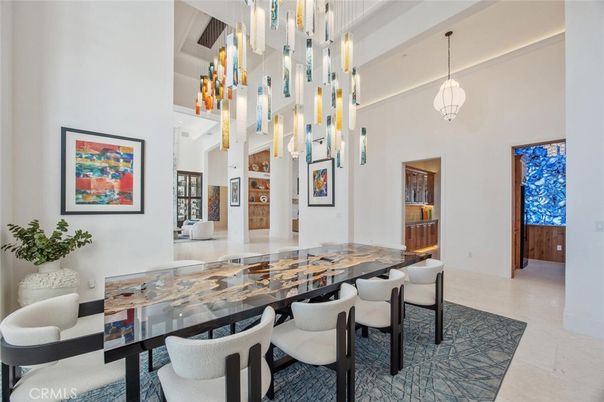 Dining room, Interior, Pendant Lights