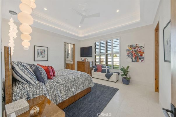 Bedroom, Interior, Pendant Lights, Recessed Lighting
