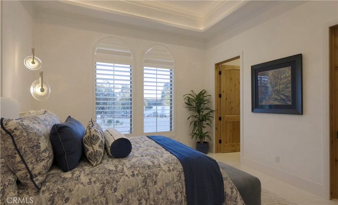Bedroom, Interior, Pendant Lights