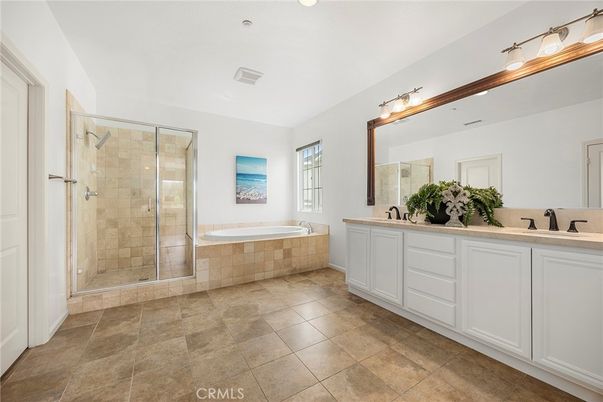 Bathroom, Dual Sink Vanities, Glass Shower, Interior