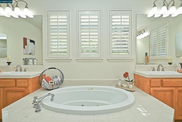 Bathroom, Dual Sink Vanities, Interior, Tile Countertops
