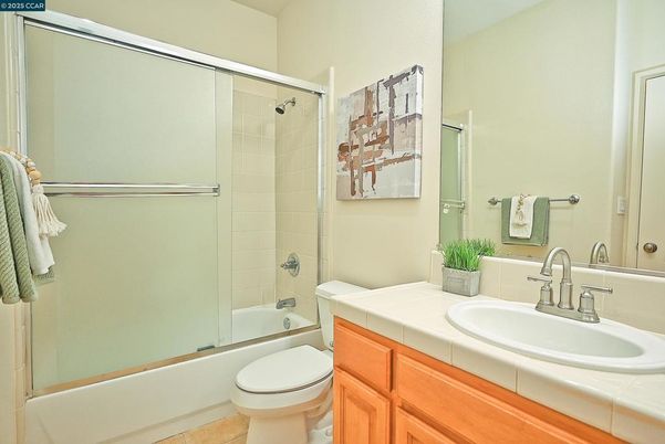 Bathroom, Glass Shower, Interior, Tile Countertops