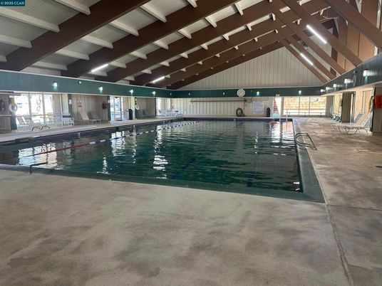 Interior, Pool, Wooden Beams