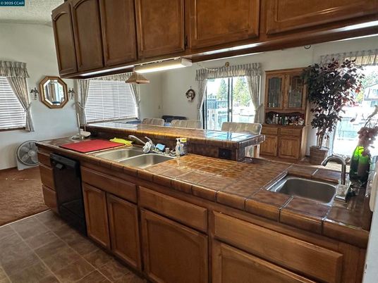 Interior, Kitchen, Tile Countertops