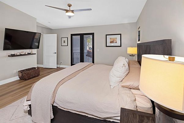 Bedroom, Interior, Wood Texture Flooring