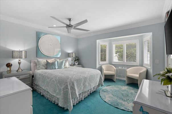 Bedroom, Interior, Recessed Lighting