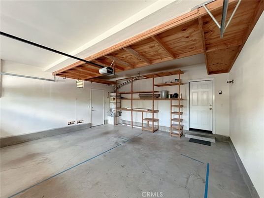 Garage, Interior, Wooden Beams, Wooden Ceilings