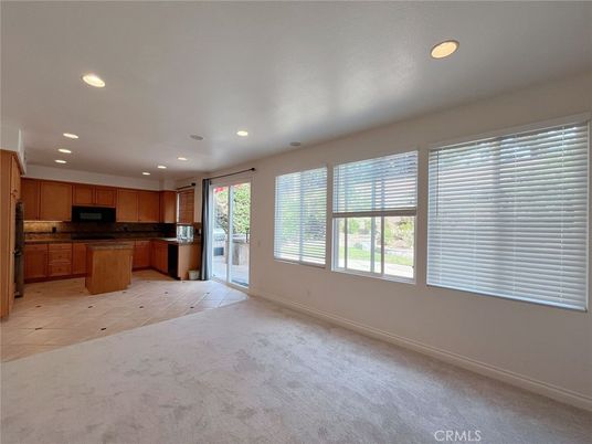 Empty room, Interior, Kitchen, Recessed Lighting