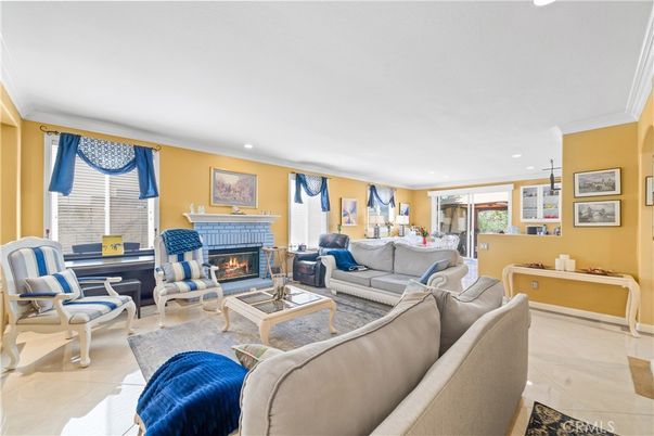 Fireplace, Interior, Living room, Pendant Lights, Recessed Lighting