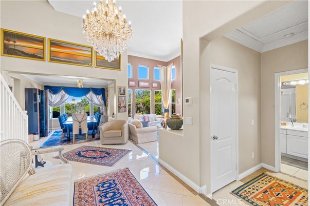 Bathroom, Chandelier, Interior, Living room