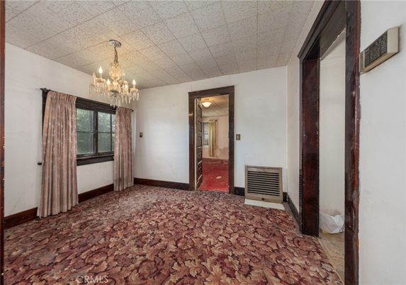 Chandelier, Empty room, Interior