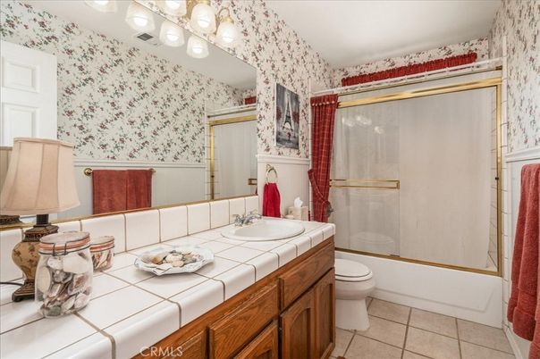 Bathroom, Glass Shower, Interior, Tile Countertops