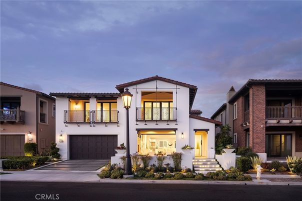 Attached, Exterior, Facade, Brick Facade, Spanish Mediterranean
