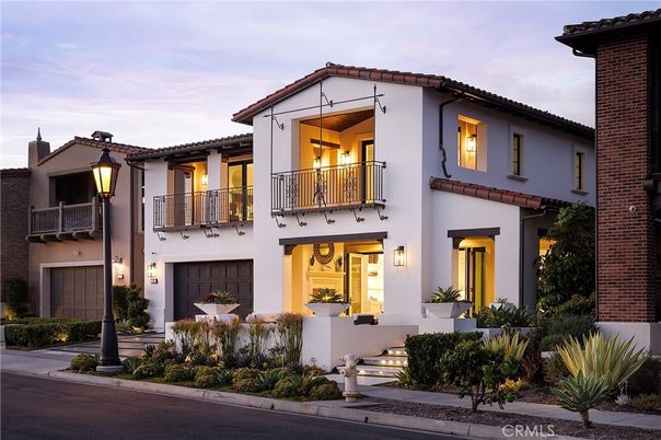 Attached, Exterior, Facade, Brick Facade, Spanish Mediterranean