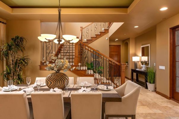 Chandelier, Dining room, Interior, Pendant Lights, Recessed Lighting