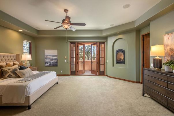 Bedroom, Interior, Recessed Lighting
