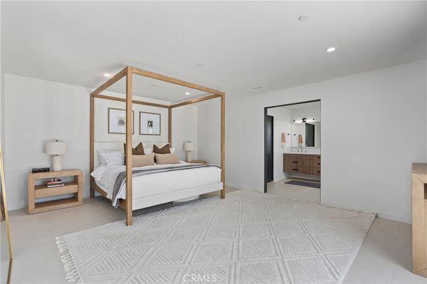 Bedroom, Interior, Recessed Lighting