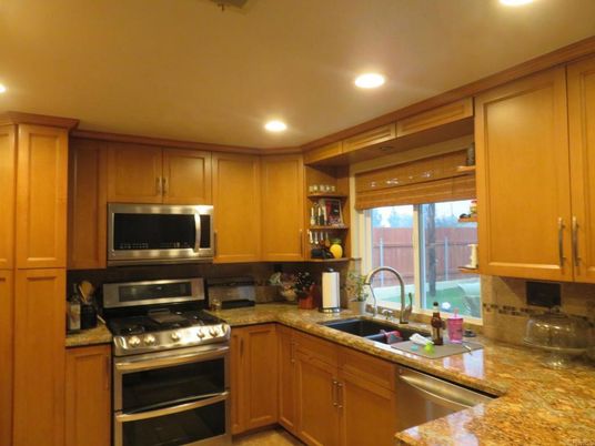 Interior, Kitchen, Recessed Lighting, Stainless Steel Appliances